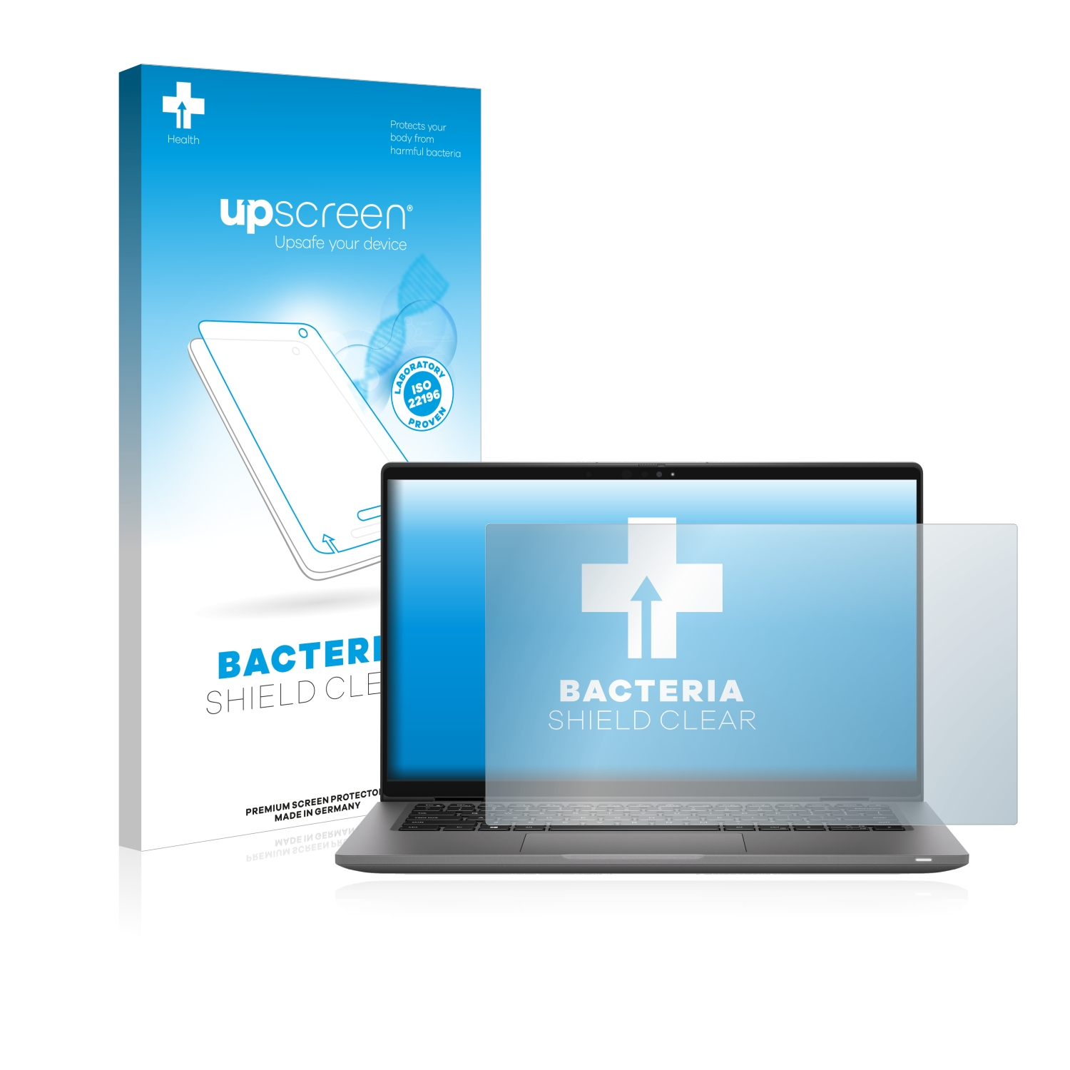 UPSCREEN antibakteriell klare Schutzfolie(für Dell Latitude 7430)