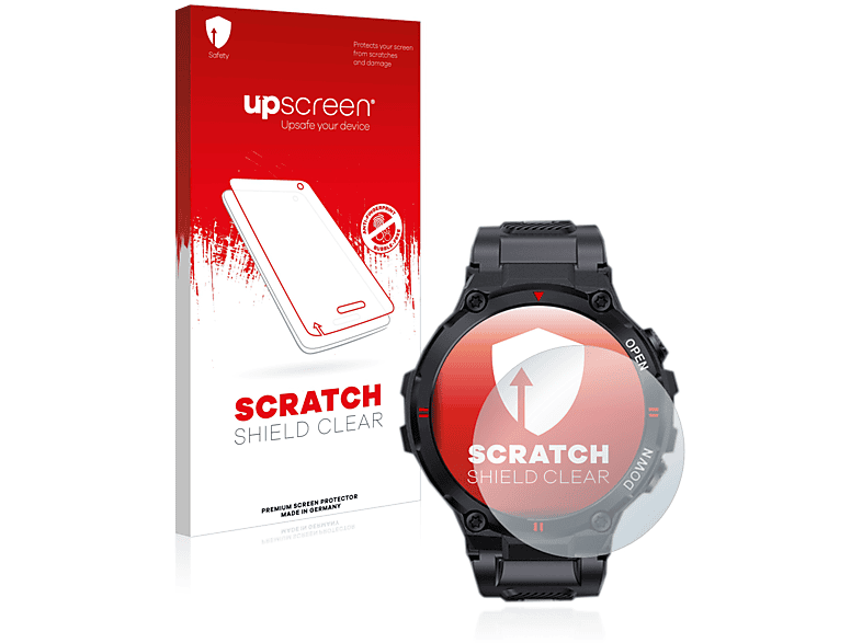 UPSCREEN Kratzschutz klare Schutzfolie(für BlitzWolf BW-AT2) | Smartwatch Schutzfolien & Gläser