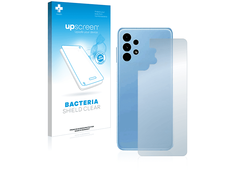 Galaxy UPSCREEN (Rückseite)) klare Schutzfolie(für A13 Samsung antibakteriell