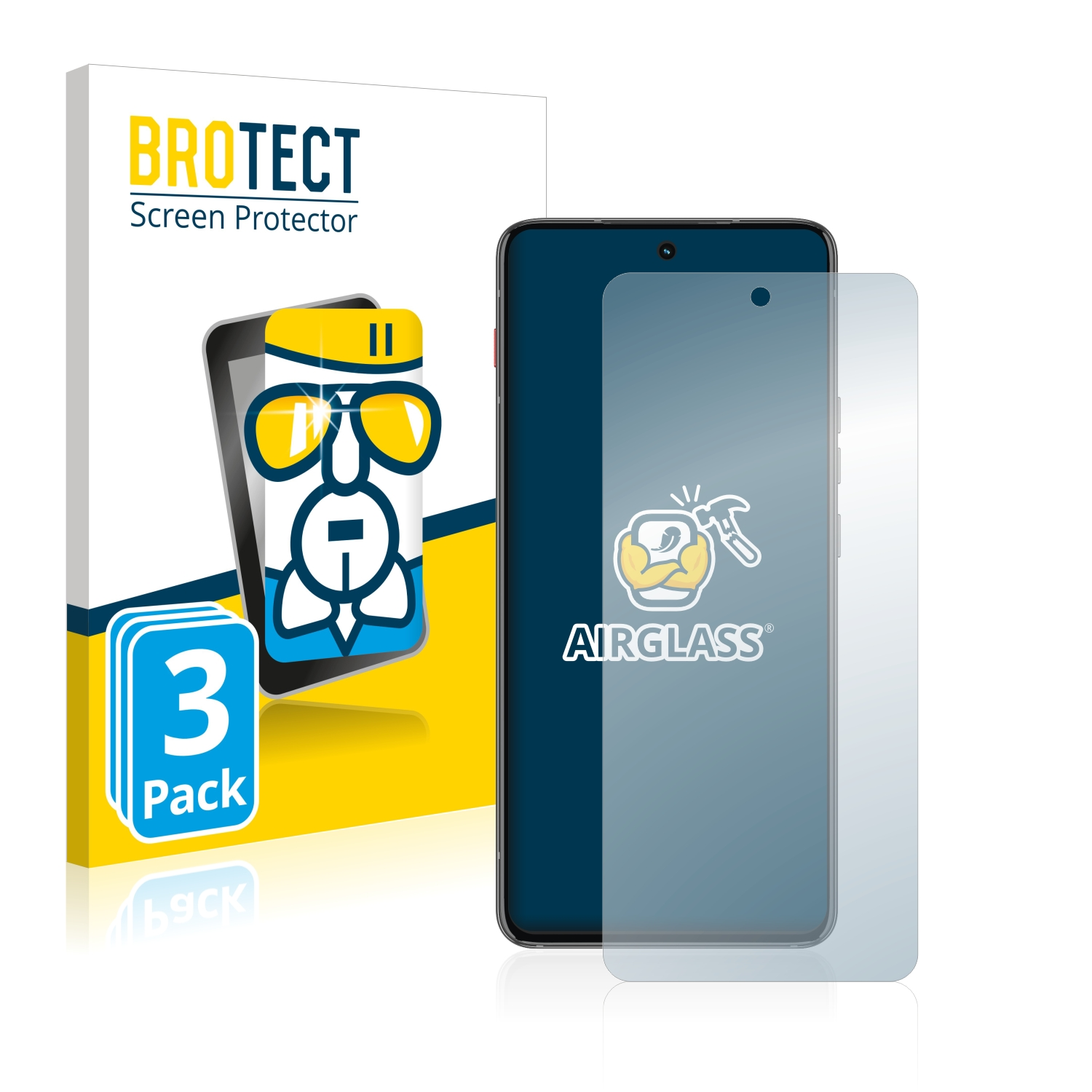 3x Motorola klare Schutzfolie(für BROTECT Airglass ThinkPhone)