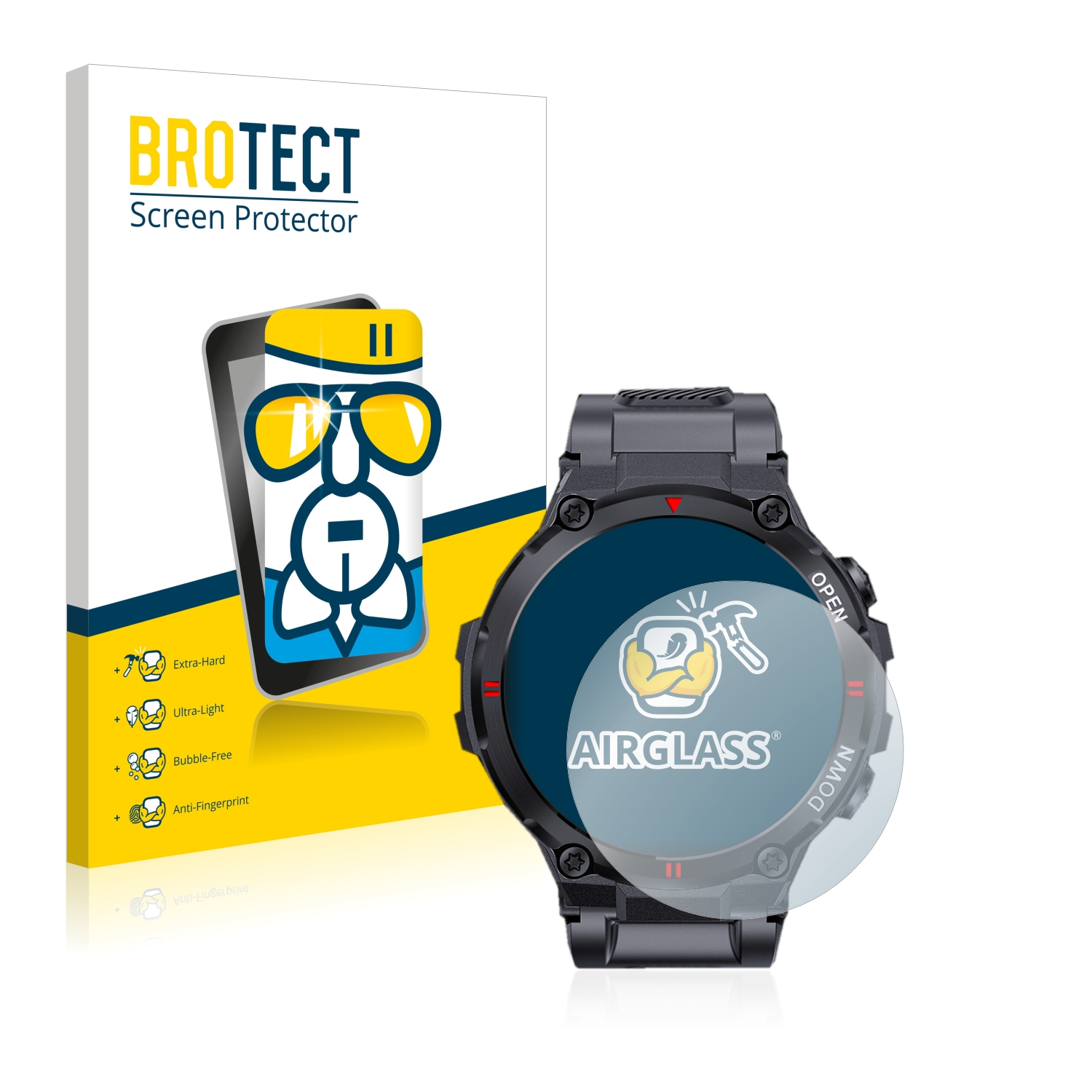 BROTECT Airglass klare Schutzfolie(für BlitzWolf BW-AT2C)