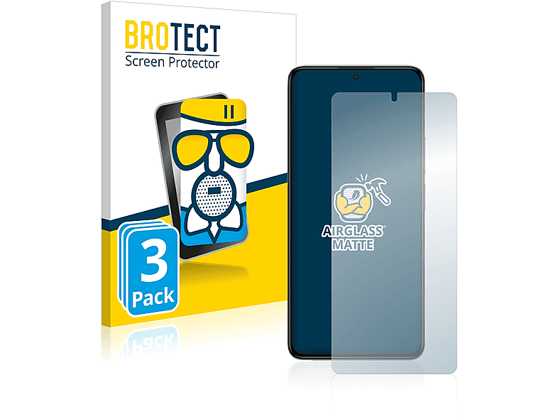 BROTECT 3x Airglass matte Schutzfolie(für Xiaomi Redmi K50) | Displayschutzfolien & Gläser
