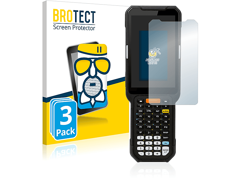 BROTECT 3x Airglass Mobile Schutzfolie(für Point matte PM451)