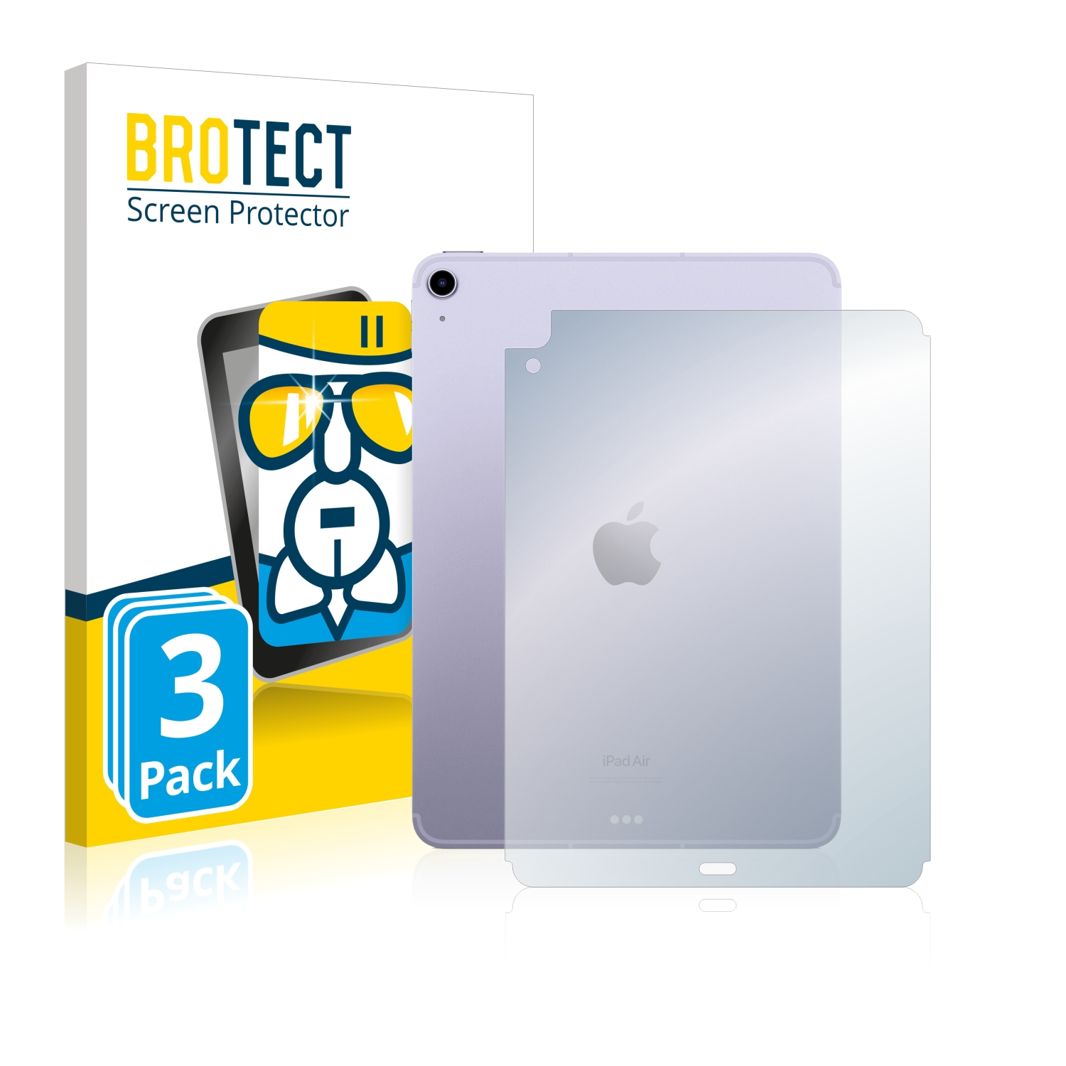 Apple BROTECT WiFi Gen.)) 5 Airglass (5. 3x iPad Air 2022 klare Schutzfolie(für