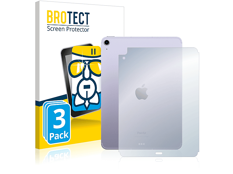 Apple BROTECT WiFi Gen.)) 5 Airglass (5. 3x iPad Air 2022 klare Schutzfolie(für
