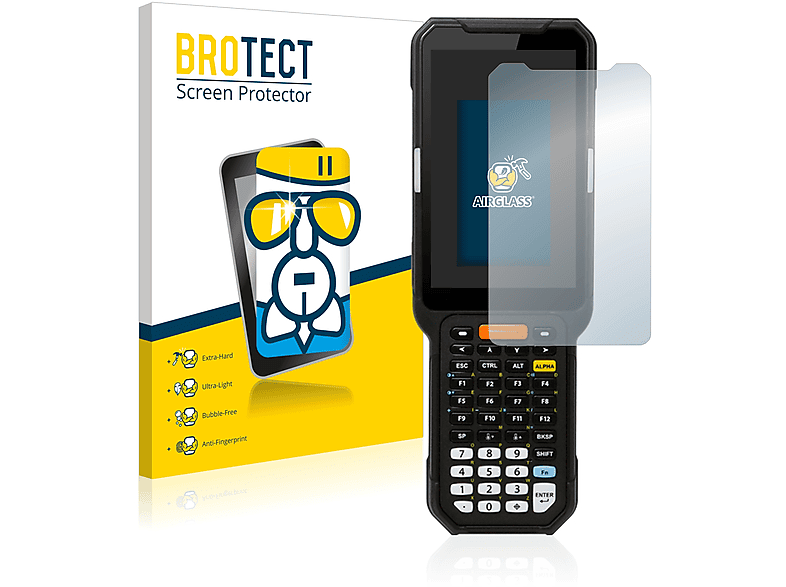 BROTECT Airglass klare Schutzfolie(für Point Mobile PM451)