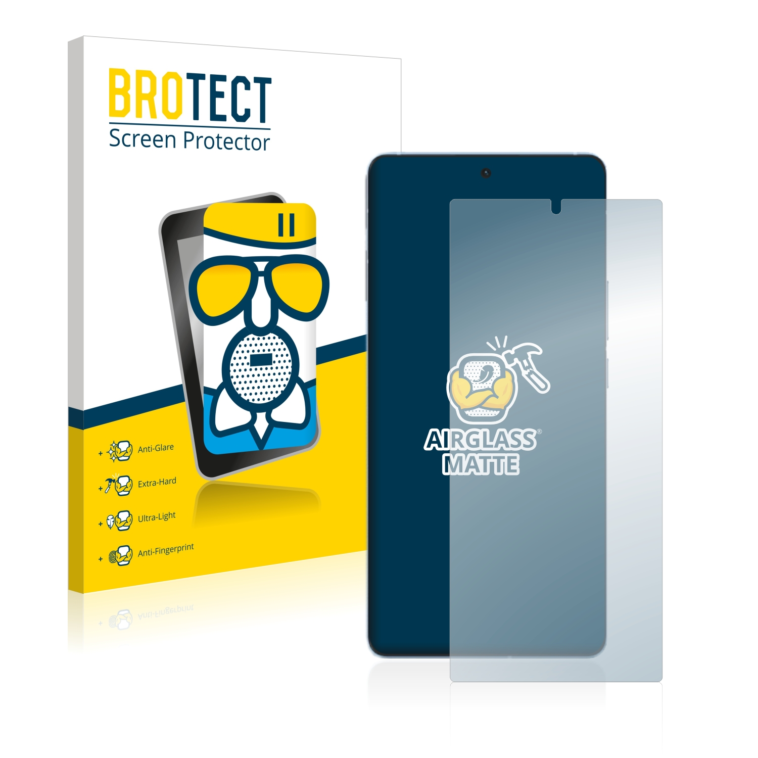 BROTECT Airglass matte X Vivo Note) Schutzfolie(für