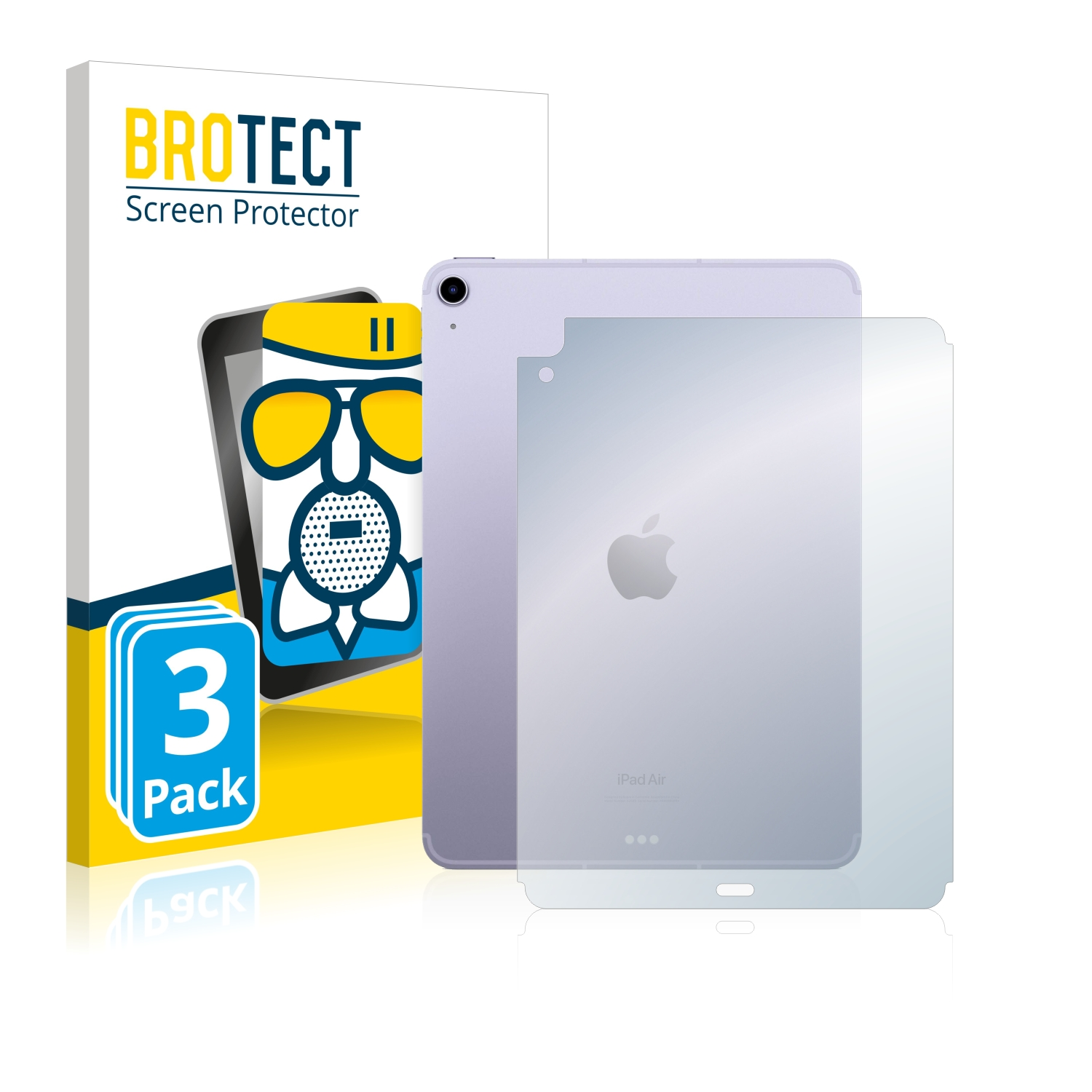 BROTECT 3x Airglass matte Gen.)) 2022 Apple Schutzfolie(für Air iPad WiFi (5. 5