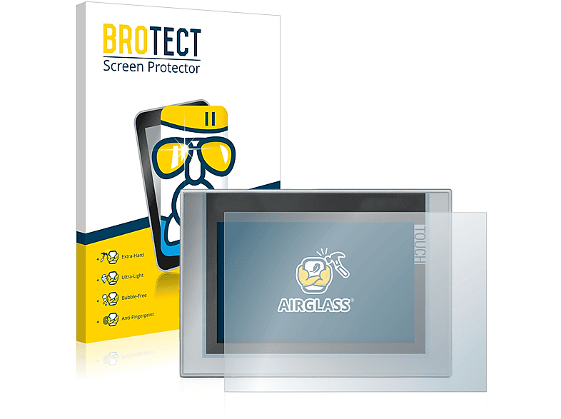 Comfort) BROTECT TP1200 Airglass Simatic klare Siemens Schutzfolie(für