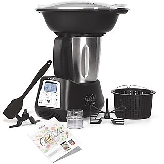 Robot para cocinar - JOCCA JOCCA multifuncional, con recetario especial, 12 funciones, 10 programas, 1200 W, 3,5 l, negro