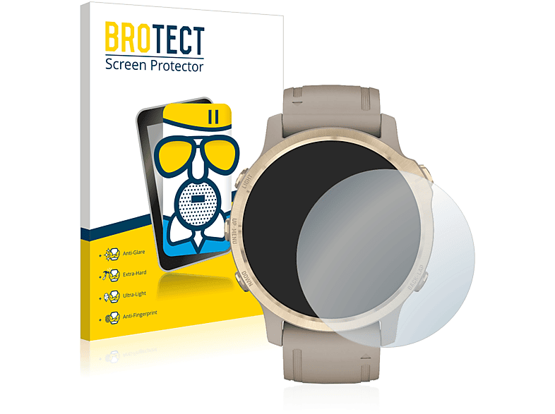 BROTECT Airglass matte Schutzfolie(für Garmin Fenix 6S Pro Solar)