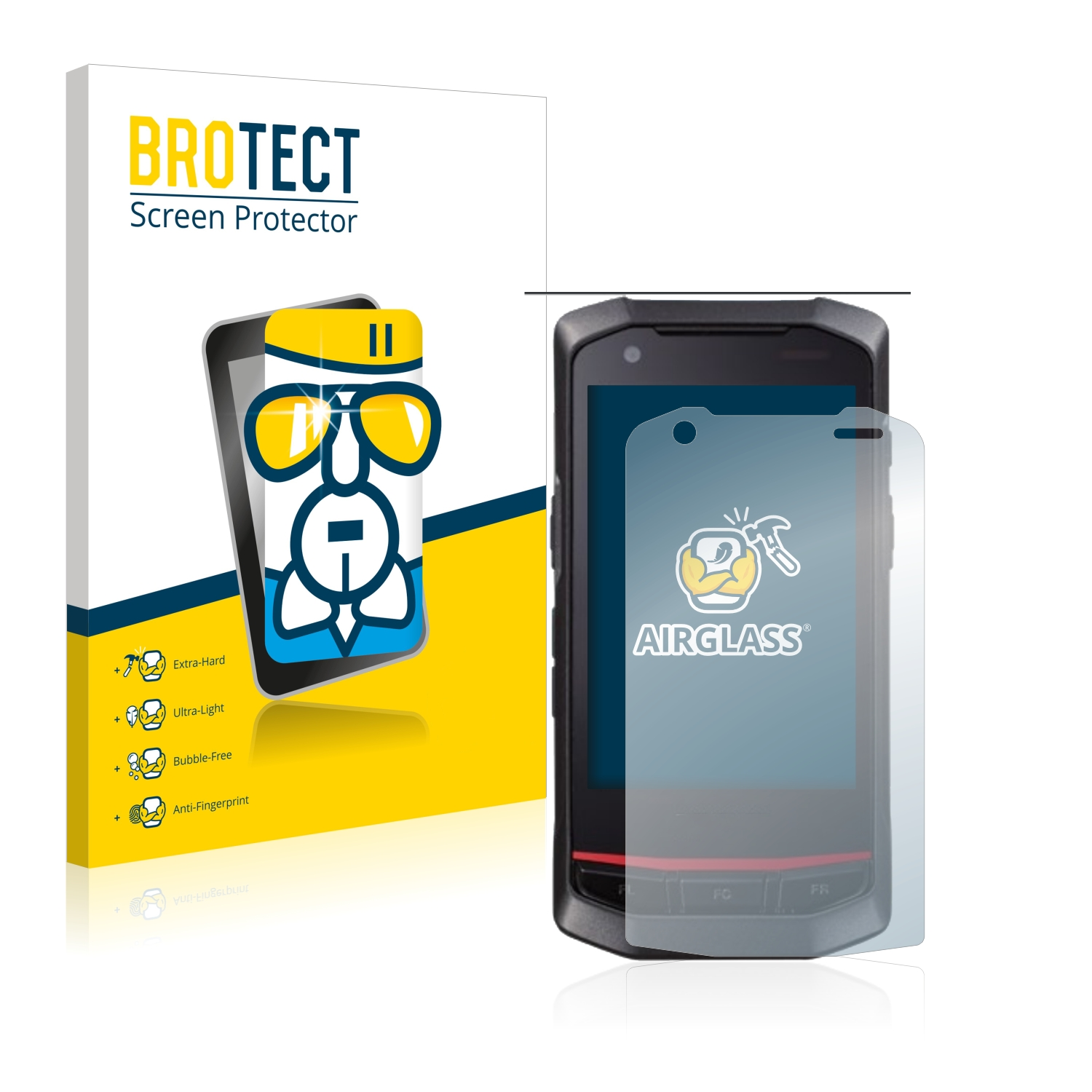 BROTECT Airglass klare Schutzfolie(für Keyence DXA400) DXW400