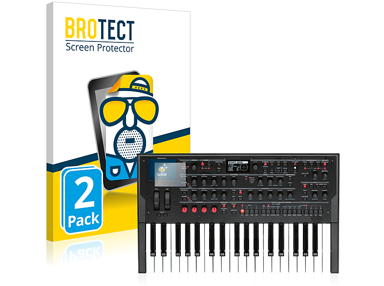 BROTECT 2x matte Schutzfolie(für KORG modwave SYNTHESIZER) WAVETABLE