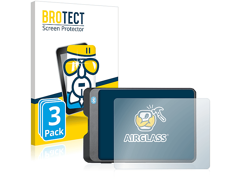 BROTECT 3x Airglass klare Schutzfolie(für SecuX W20)