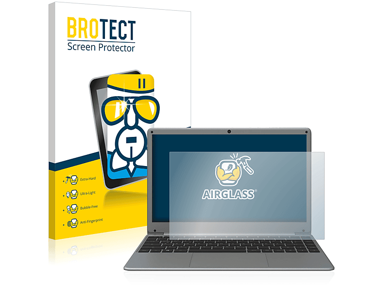 BROTECT Airglass klare Schutzfolie(für Odys Mybook Pro 14 SE V2)