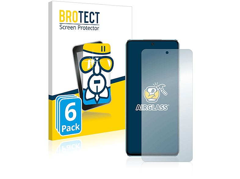 BROTECT 6x Airglass klare Schutzfolie(für Huawei Nova 10 SE)