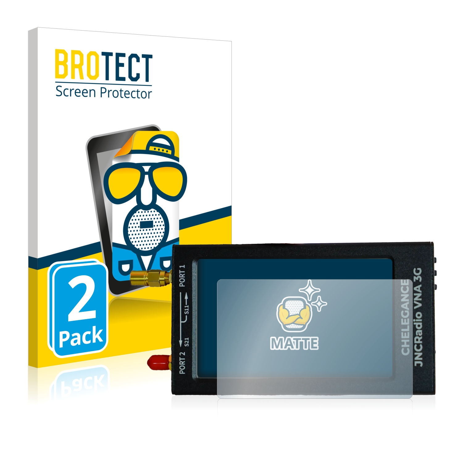 NanoVNA matte BROTECT Schutzfolie(für 3G) 2x