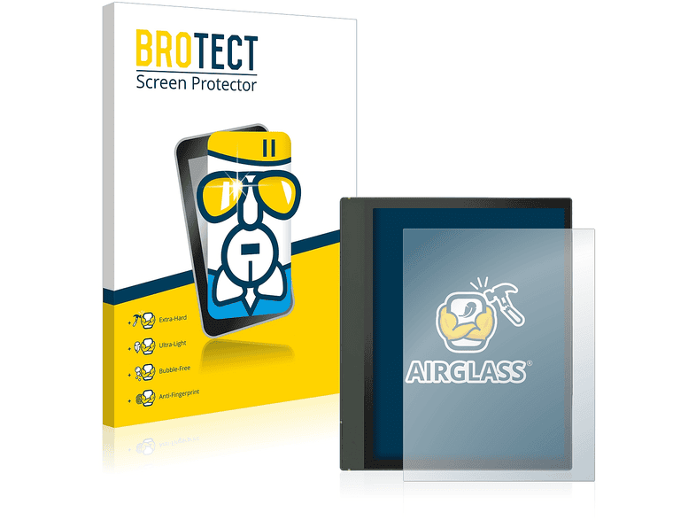 BROTECT AirGlass Panzerfolie Für Boox Max Lumi – Extrem Kratzfest (9H), Anti-Fingerprint, Made In Germany