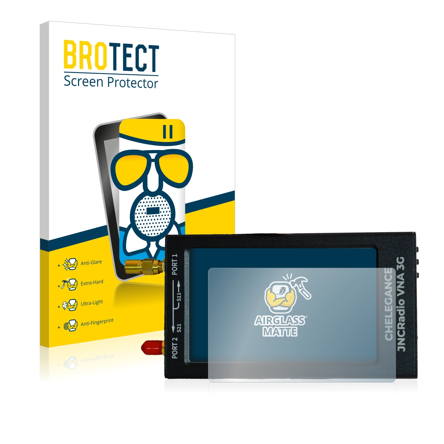 Airglass BROTECT Schutzfolie(für NanoVNA matte 3G)
