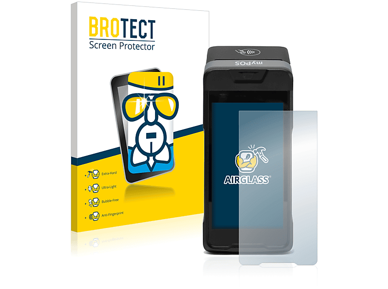 BROTECT Airglass klare Schutzfolie(für myPOS Carbon)