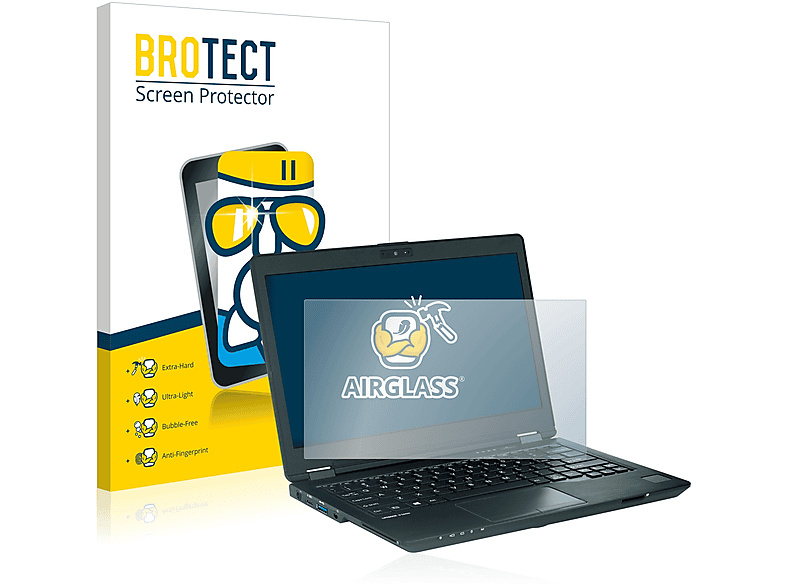 BROTECT Airglass klare Schutzfolie(für Fujitsu Lifebook U729)