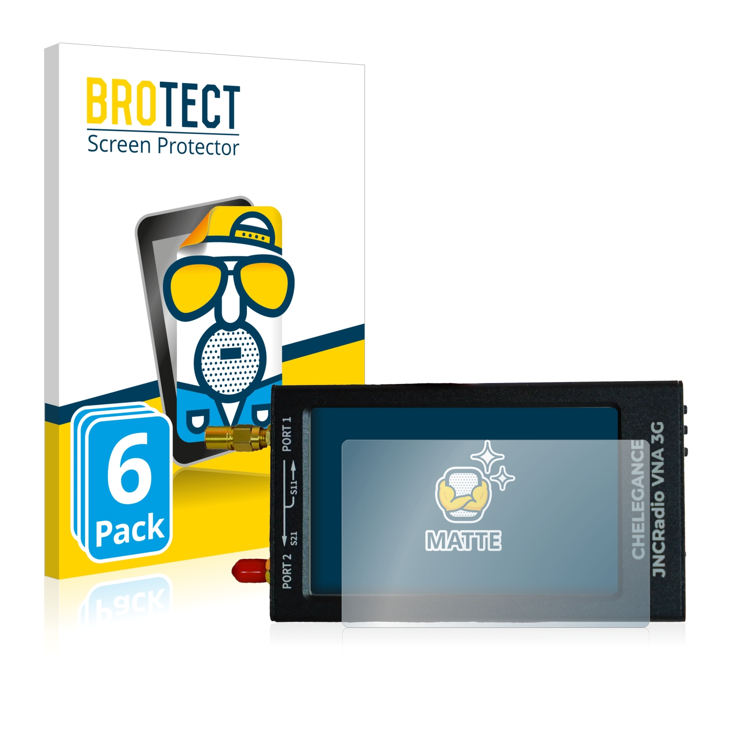 matte 6x Schutzfolie(für NanoVNA 3G) BROTECT