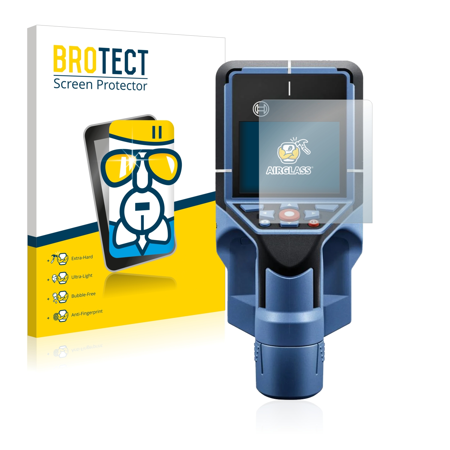 Wallscanner) C 200 BROTECT klare Bosch Airglass Schutzfolie(für D-tect