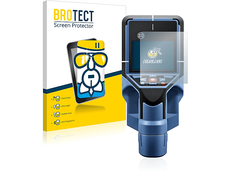 BROTECT Airglass klare Schutzfolie(für Bosch D-tect 200 C Wallscanner)