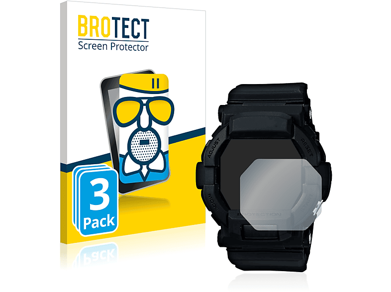 BROTECT 3x Airglass matte Schutzfolie(für Casio G-Shock GD350)