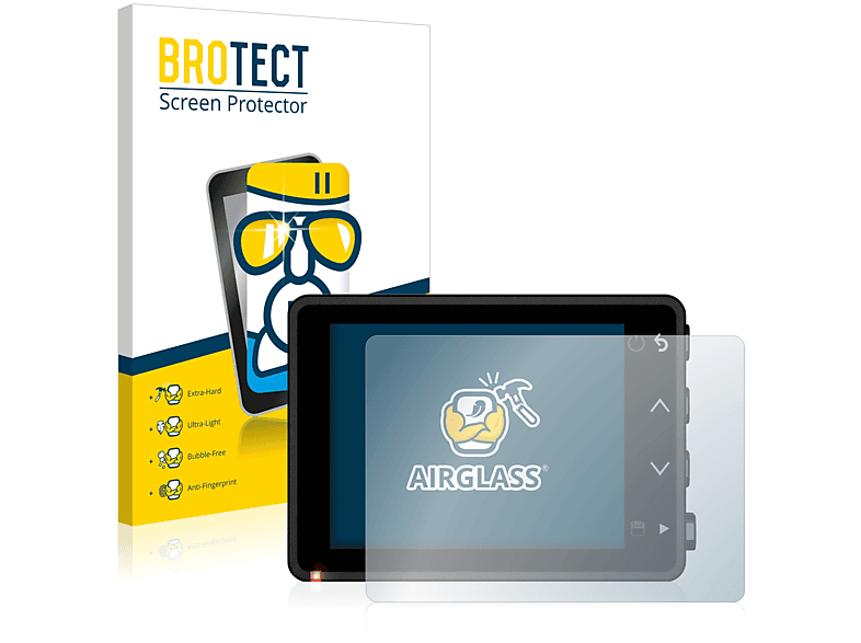 BROTECT Airglass klare Schutzfolie(für Dash 57) Cam Garmin