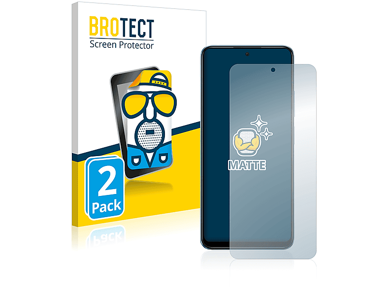 BROTECT 2x matte Schutzfolie(für Xiaomi Redmi Note 12)
