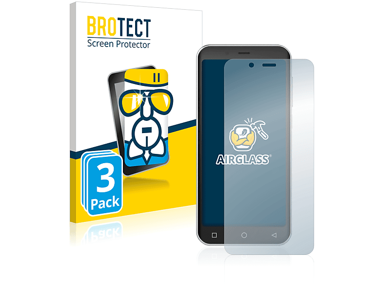 BROTECT klare Schutzfolie(für PSP400) Airglass Peaq 3x