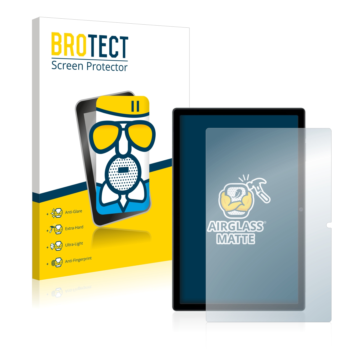 BROTECT Airglass matte Blackview Tab 15) Schutzfolie(für