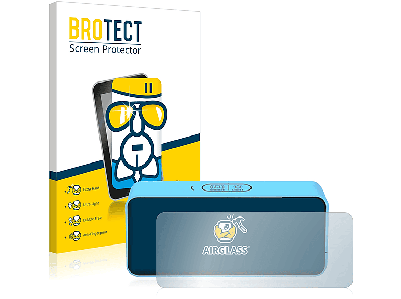 BROTECT Airglass klare Schutzfolie(für Latec Digital Alarm Clock)