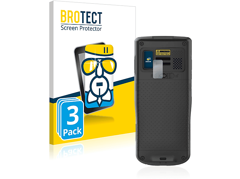 BROTECT 3x Airglass klare Schutzfolie(für Honeywell ScanPal EDA51K) | Schutzfolien & Schutzgläser