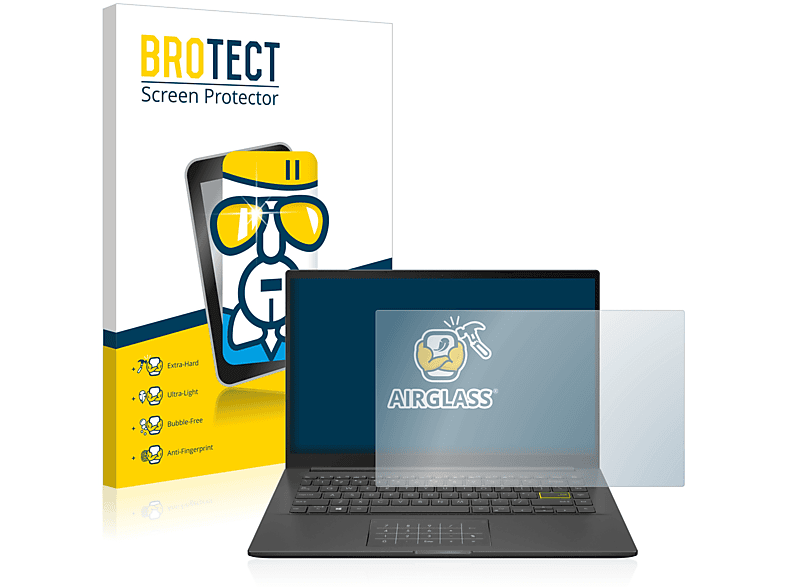 BROTECT Airglass klare Schutzfolie(für VivoBook ASUS K413 14\