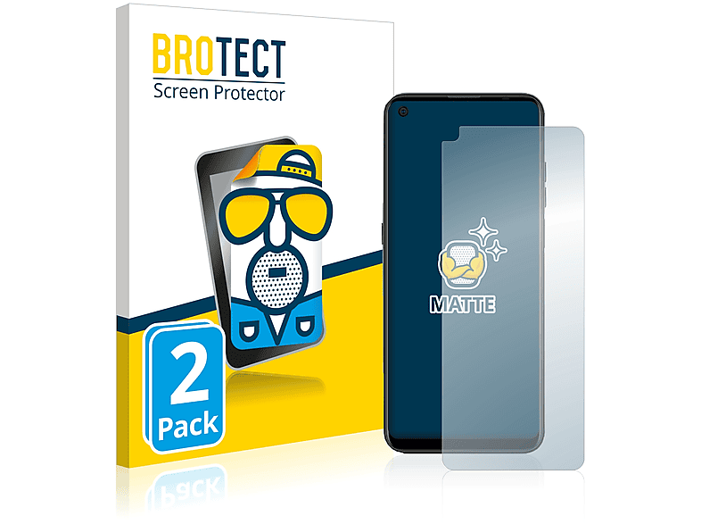 BROTECT 2x matte Schutzfolie(für K9 Oukitel Pro)
