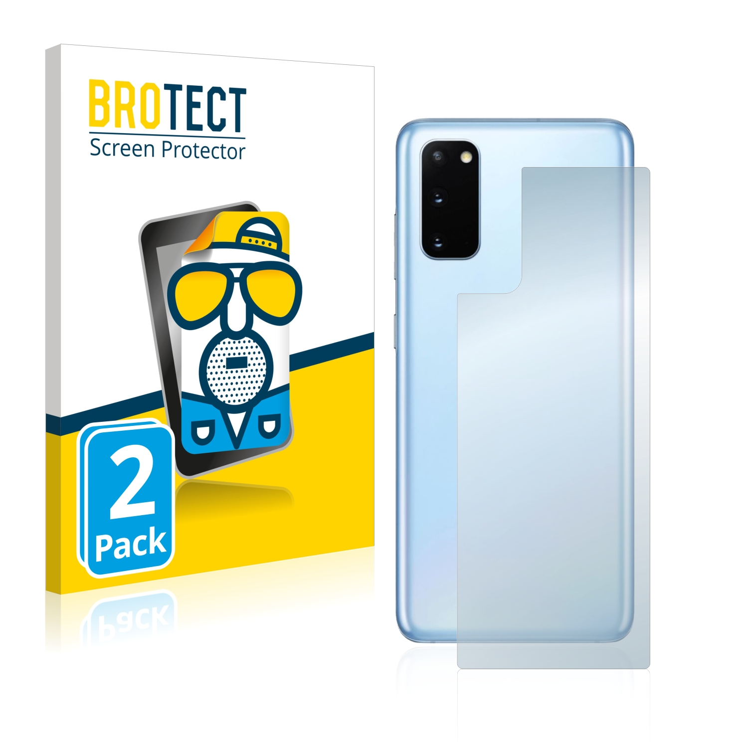 BROTECT 2x Galaxy matte Schutzfolie(für S20) Samsung