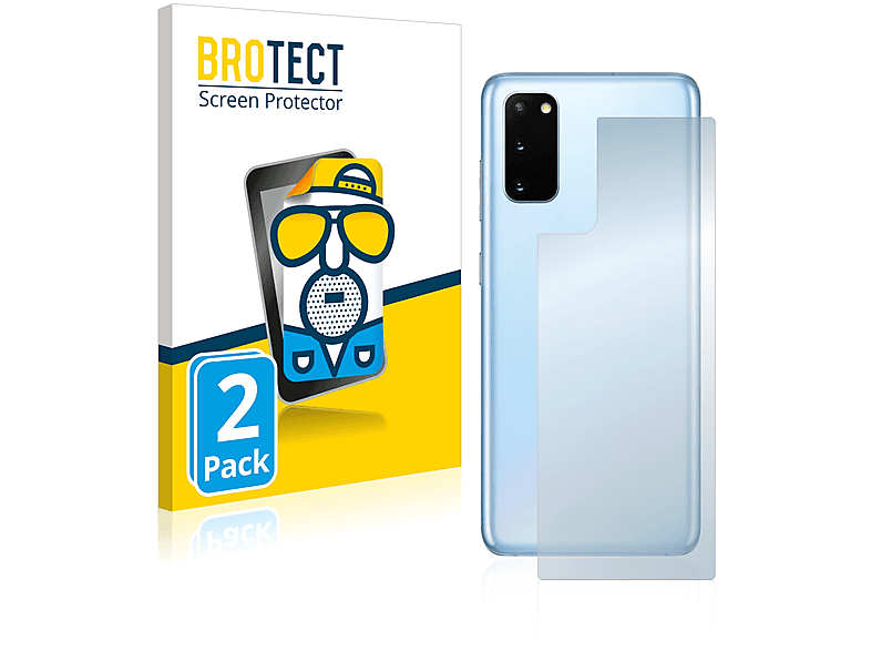 BROTECT 2x matte Schutzfolie(für Samsung Galaxy S20)