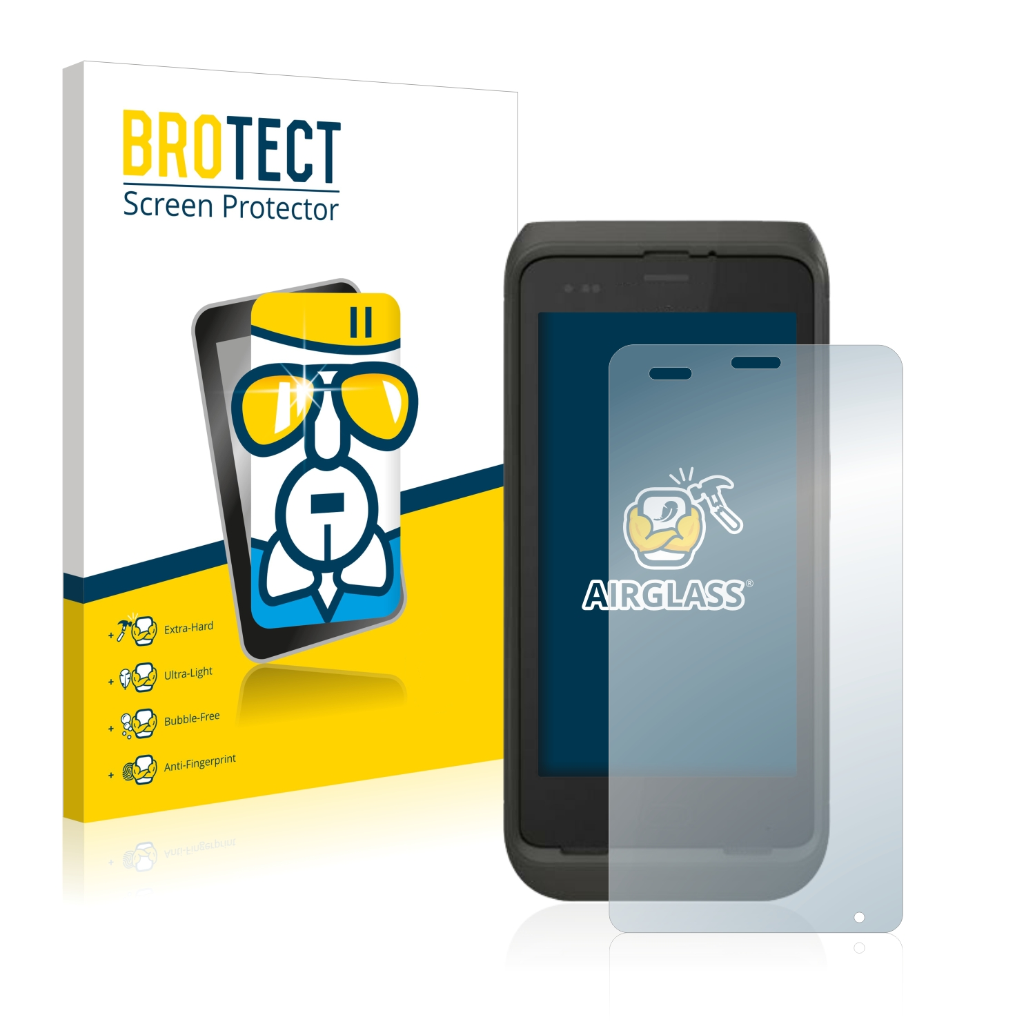 BROTECT Airglass klare Schutzfolie(für Honeywell CT45)