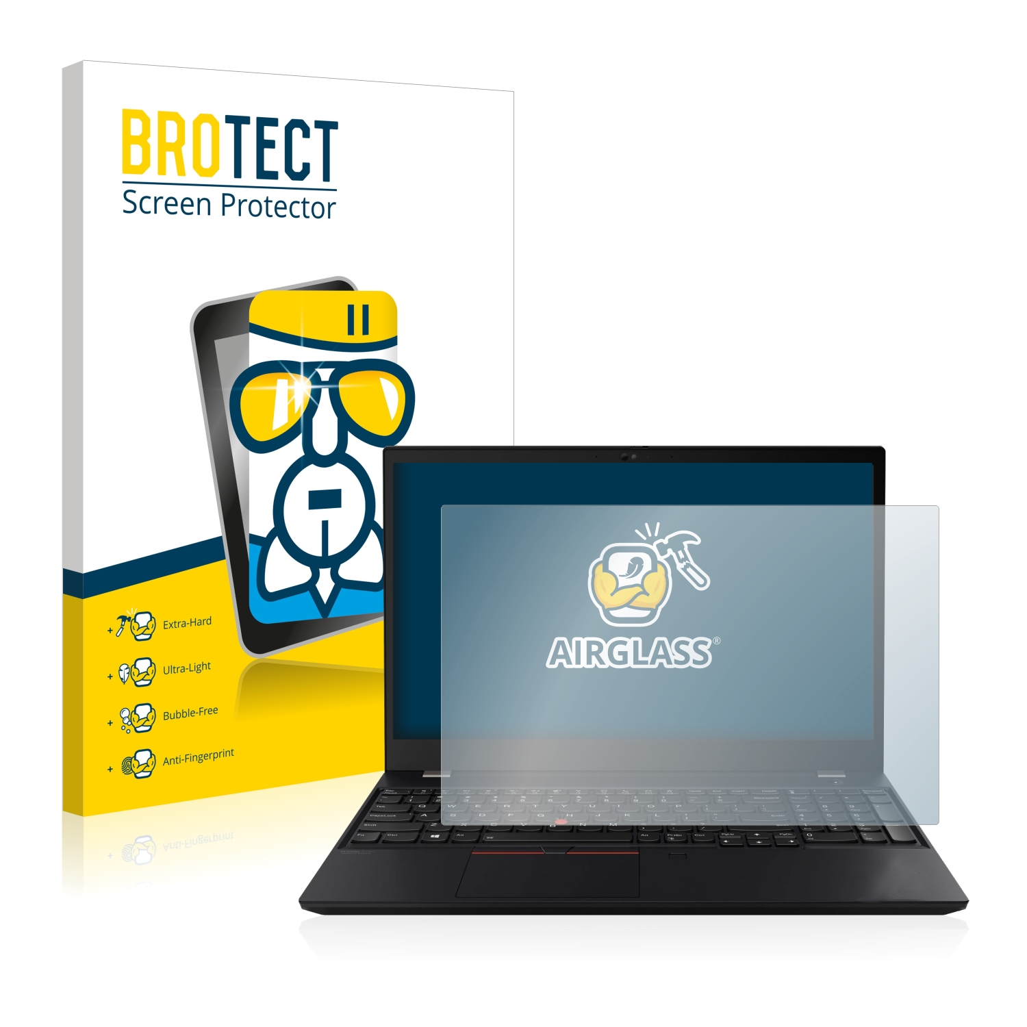 BROTECT Airglass klare Gen ThinkPad T15 Lenovo 2) Schutzfolie(für