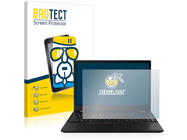 BROTECT Airglass klare Schutzfolie(für Lenovo ThinkPad T15 Gen 2)