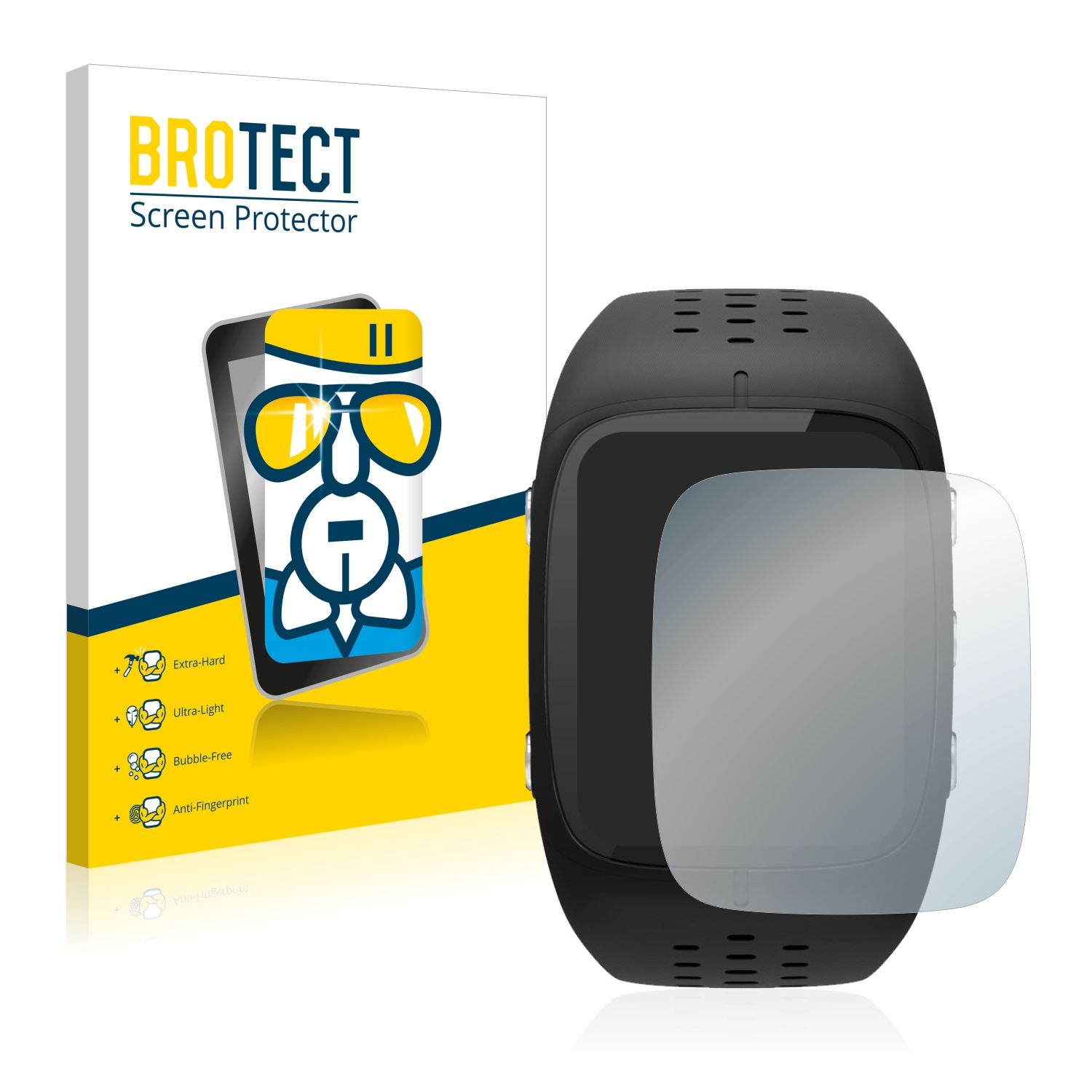 BROTECT Airglass klare Schutzfolie(für Polar M430)