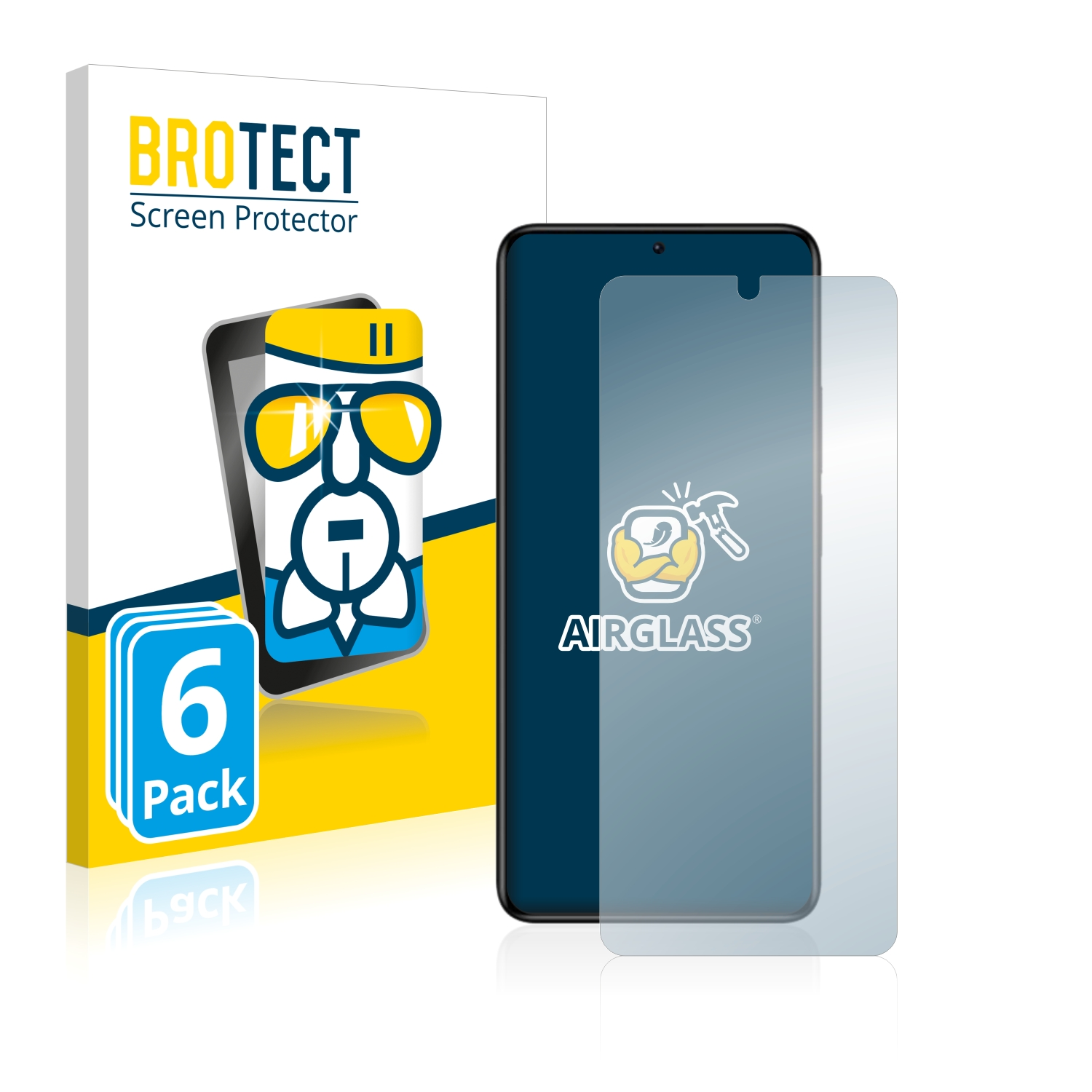 BROTECT 6x Schutzfolie(für Airglass klare Xiaomi 11i)
