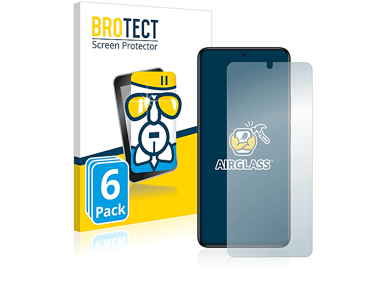 BROTECT 6x Schutzfolie(für Airglass klare Xiaomi 11i)