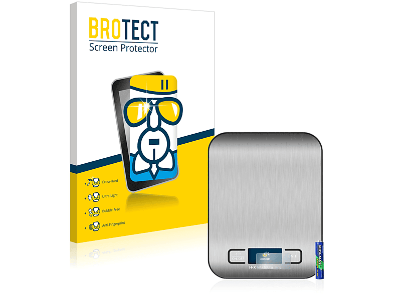 BROTECT Airglass klare Schutzfolie(für Eon Eono by Amazon Digitale Küchenwaage)