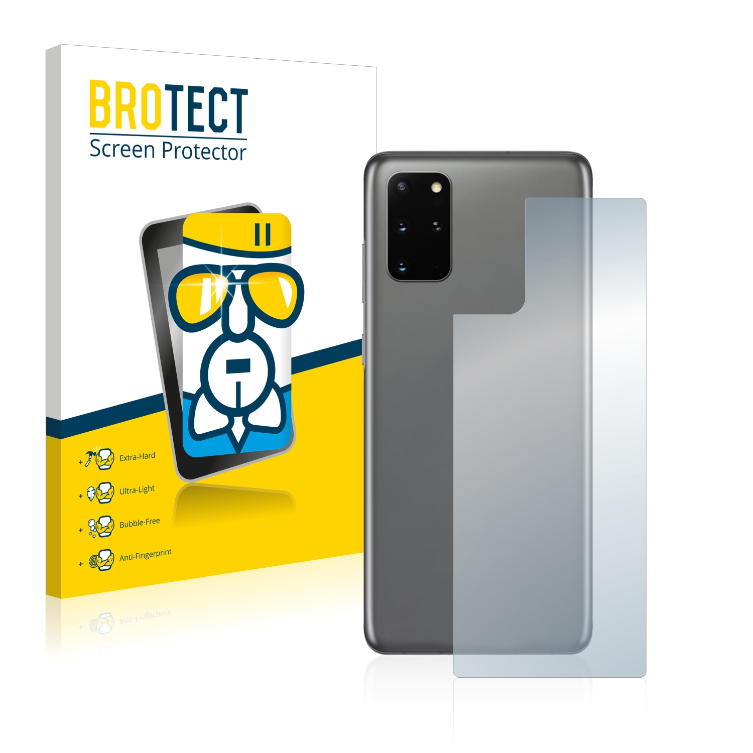 BROTECT Airglass Samsung Plus) Schutzfolie(für Galaxy klare S20