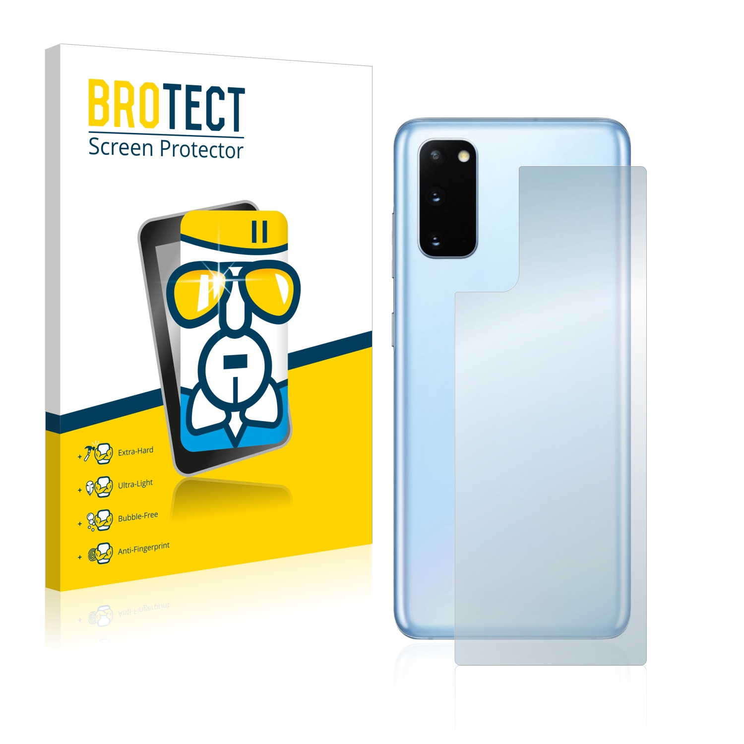 Schutzfolie(für BROTECT S20) Airglass Samsung Galaxy klare