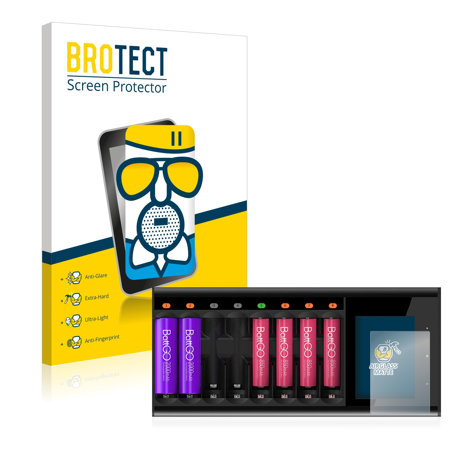 BROTECT Airglass matte Schutzfolie(für ISDT Smart Charger N8)