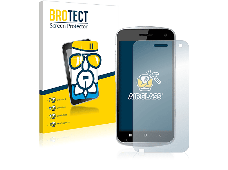 BROTECT Airglass klare Schutzfolie(für Point Mobile PM30)